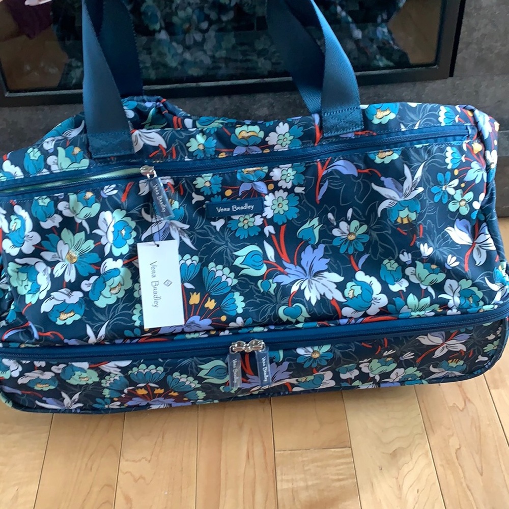 Vera Bradley rolling duffel wheeled carry on
